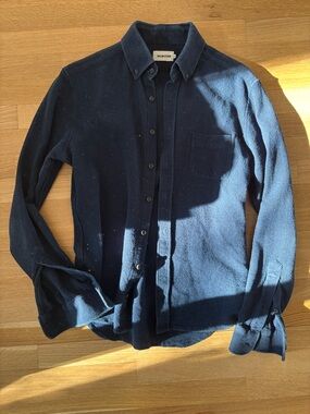 Taylor Stitch Navy Button-Down Casual Shirt
